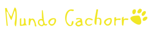 Logo en amarillo de Mundo Cachorro