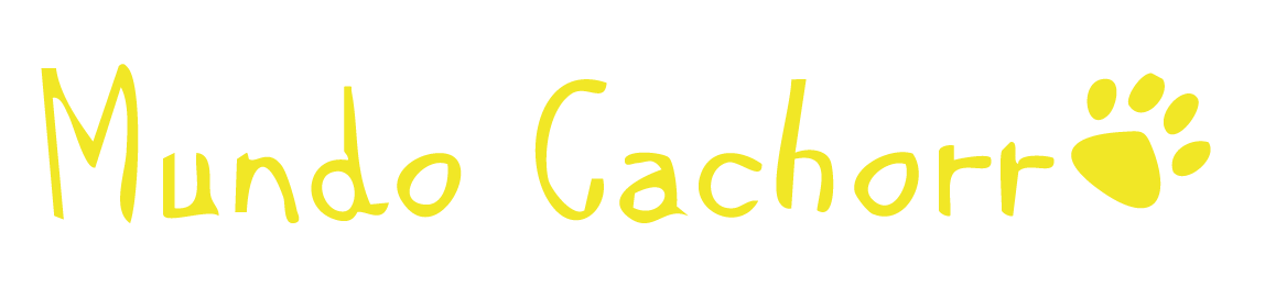 Logo en amarillo de Mundo Cachorro