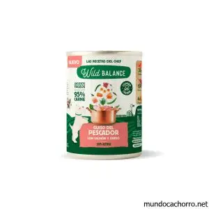 WILD BALANCE Lata Guiso del Pescador con Salmón y Cerdo para perros 400g