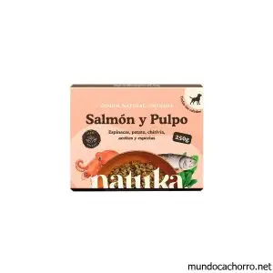 NATUKA Menú cocinado Salmón y pulpo