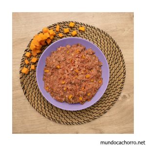 NATUKA Menú BARF Pavo y vaca - 4 salchichas de 250 gr