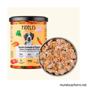 FIDELS Pollo con boniato, zanahoria y manzana (tarro de 400 g)
